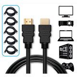 5pz Cable Hdmi 4k Alta Vel Certificado 1.8m 60hz 18gbps 48bp