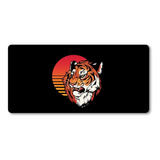 Mousepad Xl 58x30cm Cod.096 Tigre Simple Negro