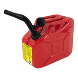 Tanque Metálico De Seguridad Para Gasolina 10l, Rojo