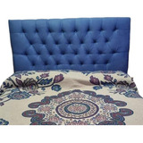 Respaldo Cama Sommier Queen Chenille Pana Envios 