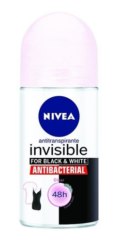 Nivea Desodorante Roll-on Invisible For B&w Clear 50 Ml.