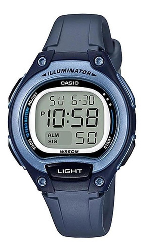 Relógio Casio Masculino Lw-203-2avdf Infantil Digital Azul
