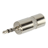 Ficha Audio Plug 3.5 Mm Stere Macho Metal Cable 6.5 6.3 Htec