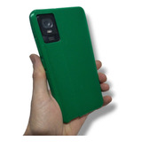 Funda Tcl 403  Color Verde Tpu Flexible Ídem Silicona