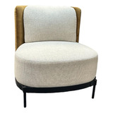 Sillon Indiviudal Minot Blanco Moderno Minimalista.