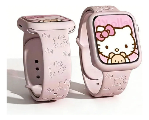 Hello Kitty Correas Para Apple Watch 11/10/9/8/7/6/5 Se
