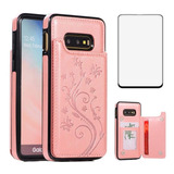 Funda + Protector De Pantalla Samsung Galaxy S10e | Oro R...