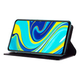 Capa Para Redmi Note 9s 9 Pro Capinha Couro + Pvidro