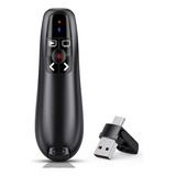 Clicker De Presentaciones De Powerpoint Con Usb C 2 En 1, Re