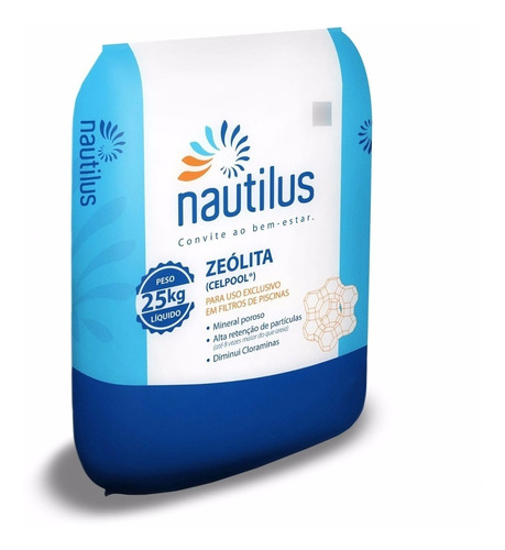 Zeólita - Celpool - Para Filtros De Piscinas - 25kg