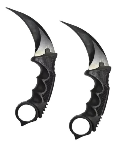 Pack X2 Cuchillo Tactico Militar Cuchillo Karambit Caza Krm