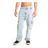 Pantalon Jean Rusty Cargo Stranger Blue Moon