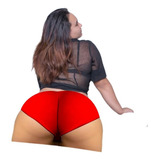 Shorts Feminino Curto Praia Piscina Plus Size Lycra Elastano