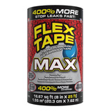 Flex Tape, Max, 8 Pulgadas X 25 Pies, Color Negro, Cinta Im