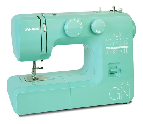 Máquina De Coser Janome 3112gn Verde 6 Cuot!!!