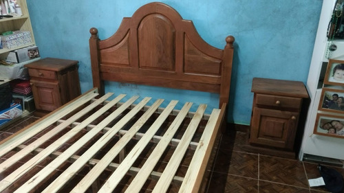 Cama Estanciera Mazisa Algarrobo Calidad Premium