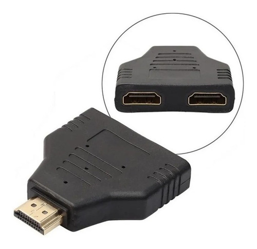 Adaptador Doble Hdmi Tipo Splintter, Duplica Señal