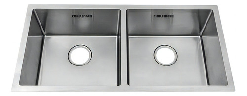 Lavaplatos De Submontar Doble Challenger Lv 3786/ Acero Inox