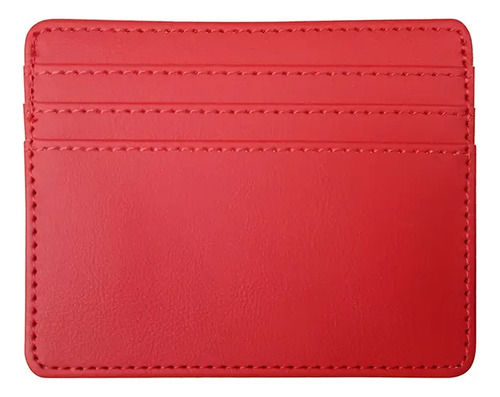 Tarjetero Portadocumentos Cuero Pu Unisex Wallet Card