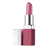 Lápiz Labial Cremoso Clinique Pop Lip Colour + Plum Primer, 3,9 G