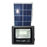 Reflector Solar Led 25w C/panel Y Control Remoto Exterior 