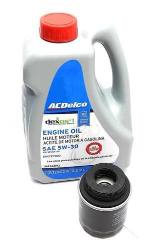 Aceite Motor 5w30 Sintetico Con Filtro Aceite Vento 1.6