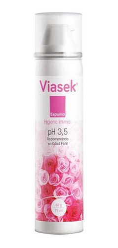 Viasek Espuma De Higiene Íntima Ph 3,5 Para Edad Fértil 75ml