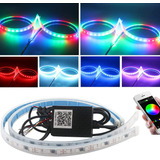 4 Par Tira Led Drl Rgb Flexible Direccional Secuencial 60cm 