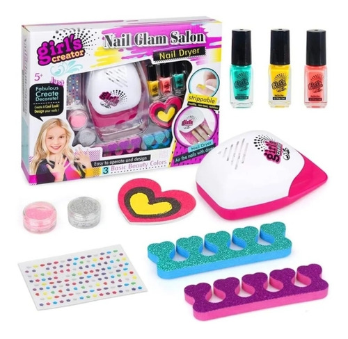 Juego Uñas Para Niñas Set Belleza