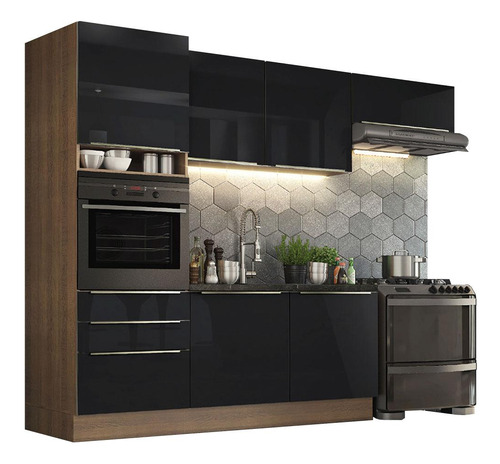 Madesa Gabinete Cocina Integral Completa 260cm Lux R/n 03