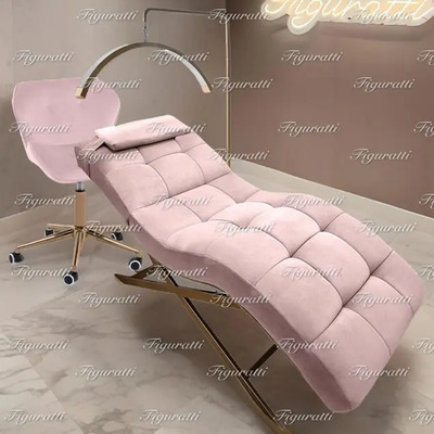 Camilla Curva Para Aplicacion De Pestañas Extensiones Color Rosa Claro Modelo Loft Teddy Marca Okeish | Envío gratis