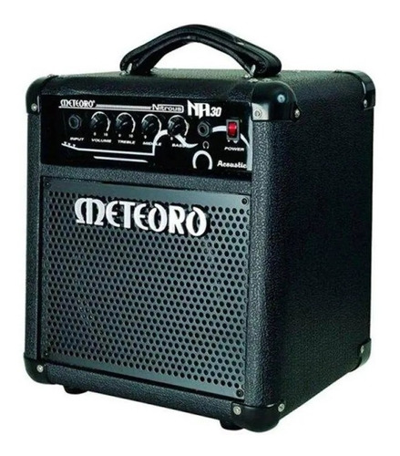 Cubo Ativo Para Violão Nitrous Na30 Meteoro 30w Rms