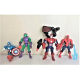 Spiderman, Iron Man, Otros - Súper Hero Mashers - Precio X 4