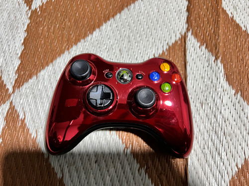 Control Xbox 360 Chrome Series Rojo Original