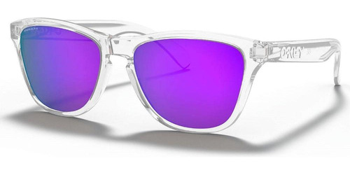 Óculos De Sol Oakley Frogskins Xs Polished Clear