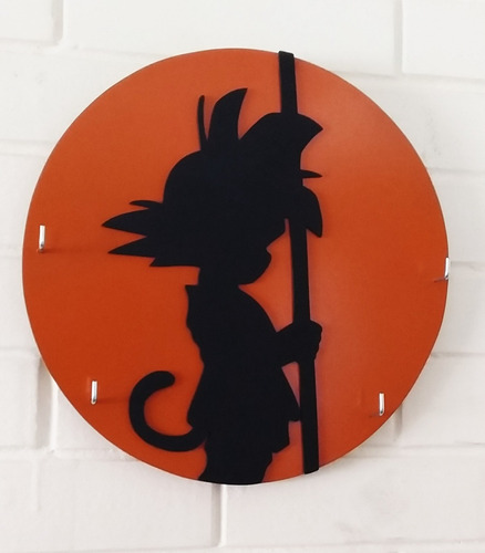 Son Goku Perchero De Madera Mdf