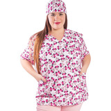 Chaqueta Medica Mujer Minnie Entallada T. Grandes- Presente!