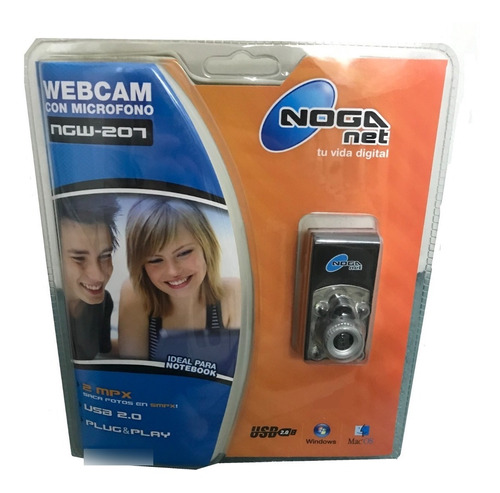 Camara Web Noganet Con Microfono Ngw207 / Open-toys