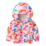 Chaqueta Cortaviento Impermeable Estampada Niña Y Bebé Jump Kids