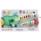 Disney Hooyay Mickey Mouse Musical Guitar + Minnie Microphon