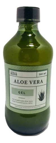 Aloe Vera Gel 500 Ml 100% Puro Apicola Del Alba