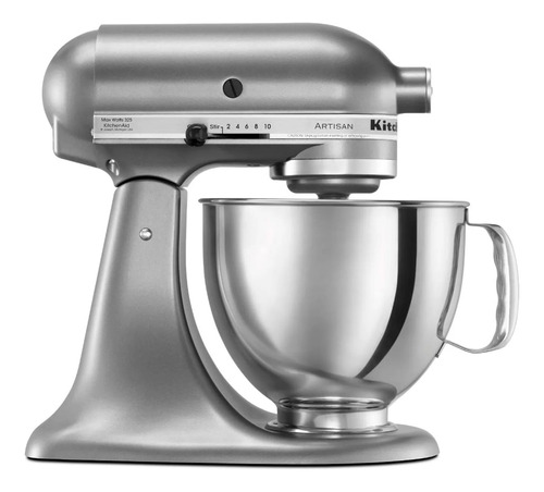 Batidora Planetaria Kitchenaid Artisan Ksm15cu Gris Silver