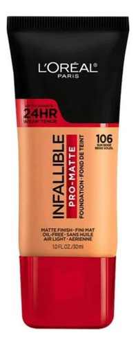 Base De Maquillaje L'oréal Paris Infallible 24h Pro-matte