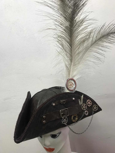 Sombrero Tricornio Steampunk/ Bloodborne/cosplay