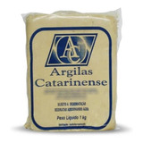 Argila Escolar Clara Argilas Catarinense - Pacote Com 1kg