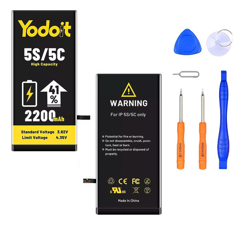 Batería Para iPhone 5s / 5c 2200mah Con Tools Alta Capacidad