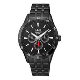 Reloj Para Hombre Q&q Sport Ce02j412y Negro