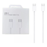 Cabo Usb-c  Para iPhone 15 Macbook 15 Pro Max 60w Turbo Nf