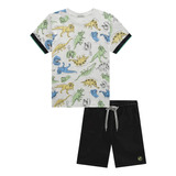 Conjunto Infantil Masculino Jurassic Dino Luc Boo 65457 