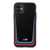 Protector Bmw Tricolor Track Negro Para iPhone 11
